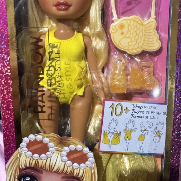 RAINBOW HIGH SWIM & STYLE SUNNY MADISON 11" DOLL - Picture 4 of 10